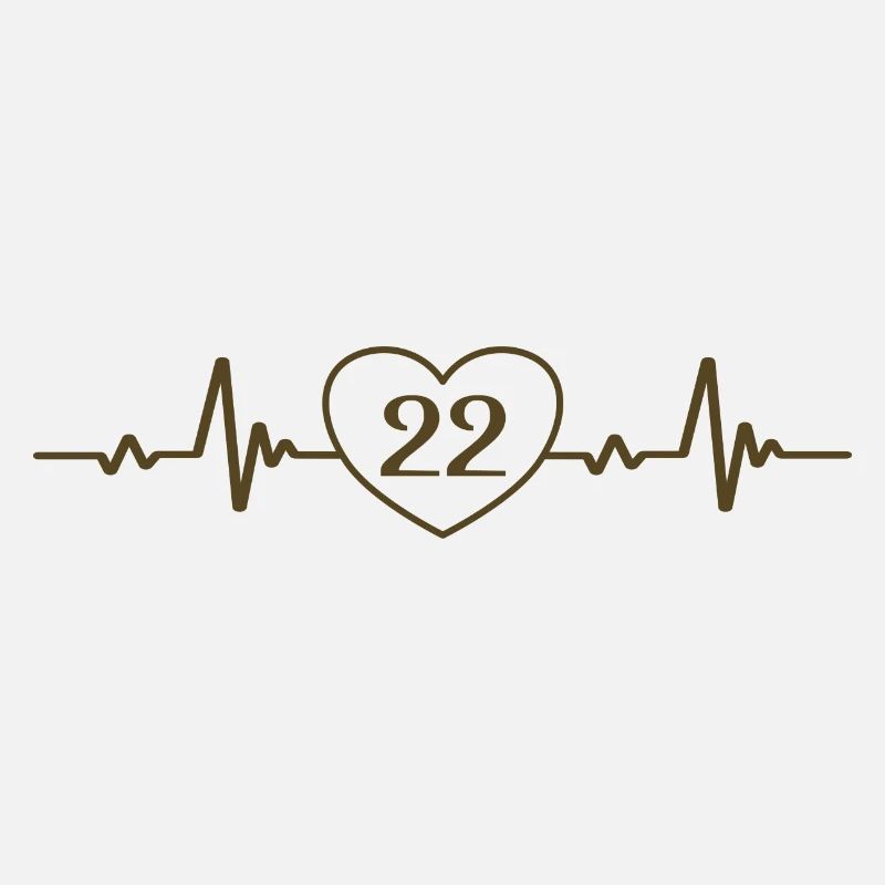 22. Geburtstag Herz 22