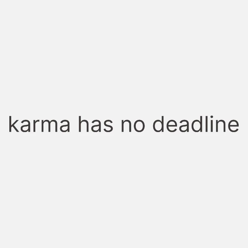 Le karma n’a pas de date limite 1