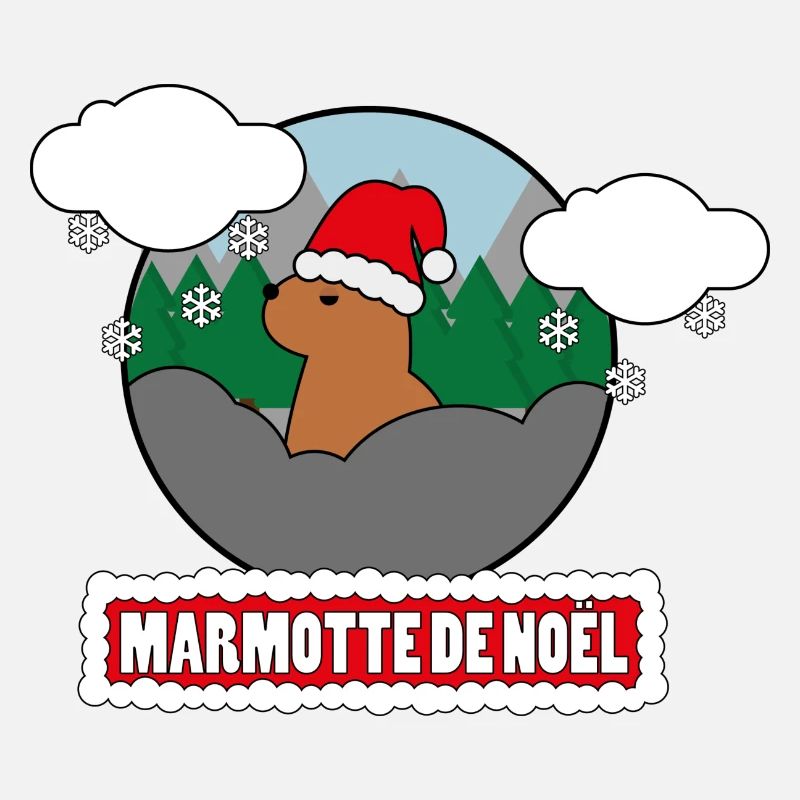 Marmotte de Noël - La marmotte sort son bonnet !