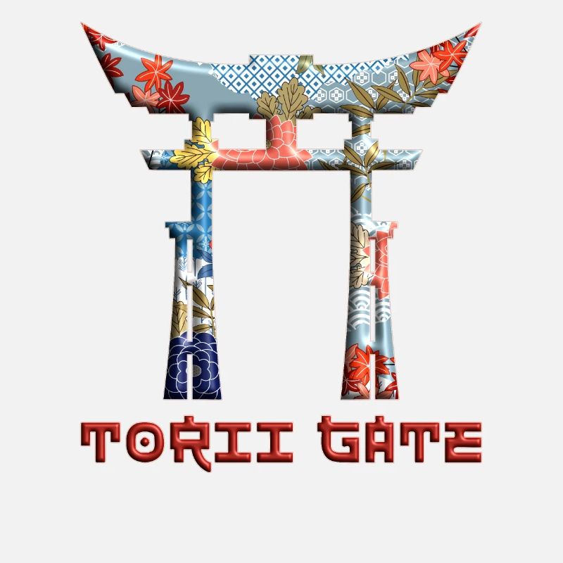 Distressed Torii Gate Rising Sun Japanese Gate 41