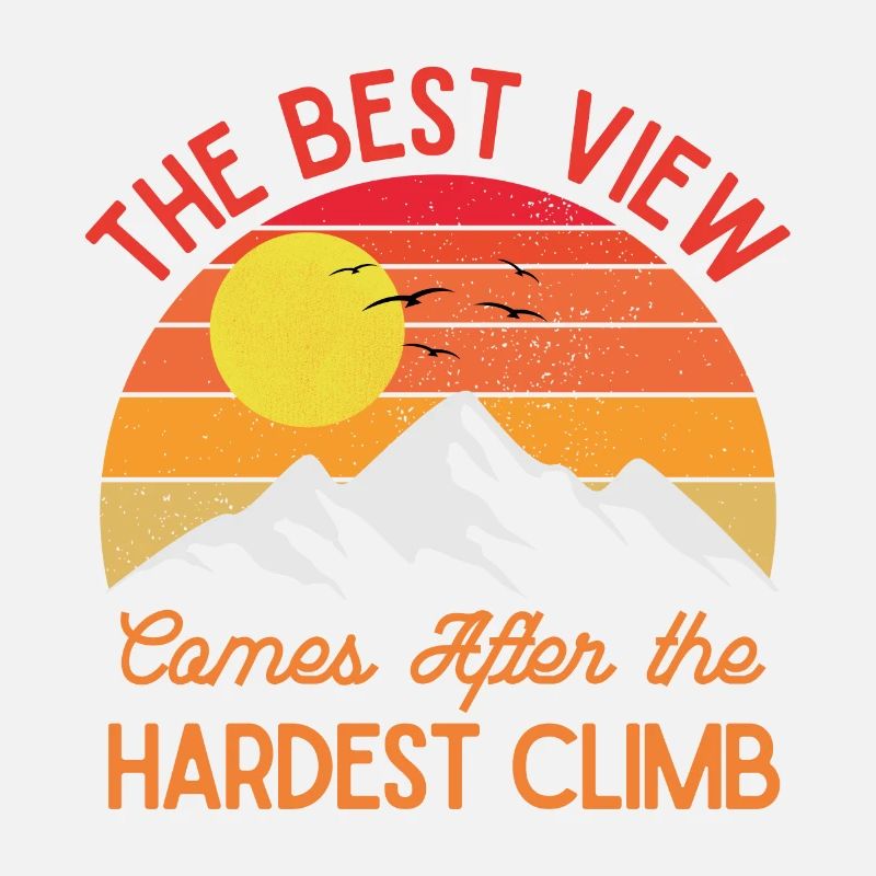 La meilleure vue vient après la montée la plus difficile
