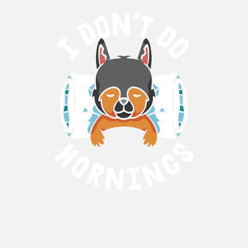 Schäferhund Lustig I Dont Do Mornings