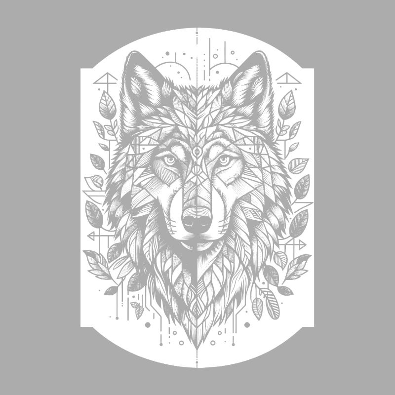 Wolf Geometric Polygon Wolf