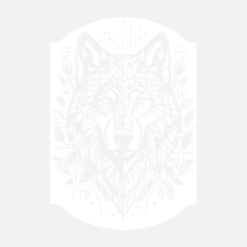 Wolf Geometric Polygon Wolf