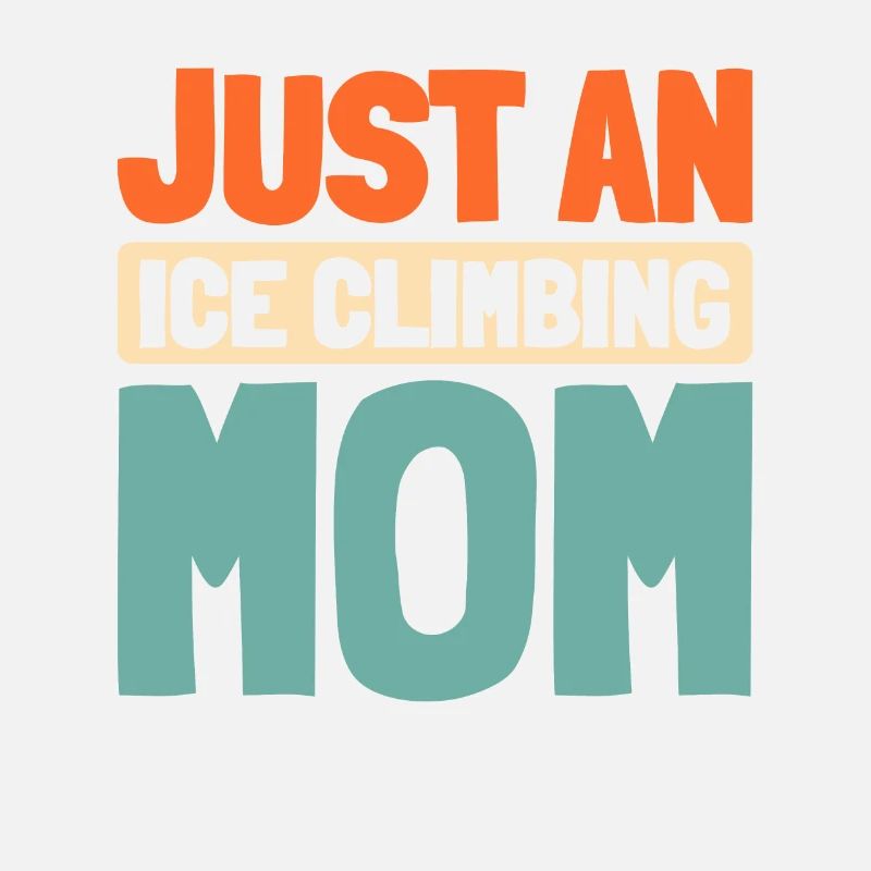 Eisklettern juste une maman grimpeuse sur glace