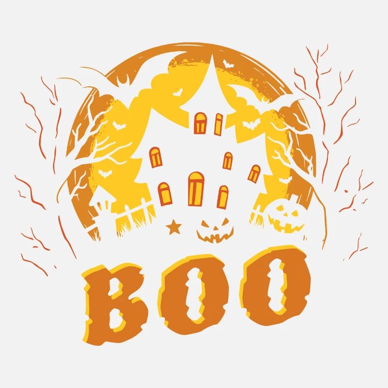 Maison hantée d’Halloween - Effrayant - Boo