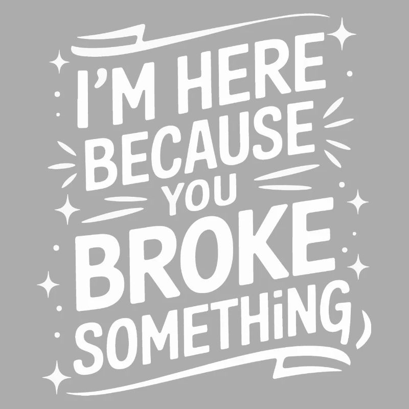 Technischer Support Computerfreak Nerd