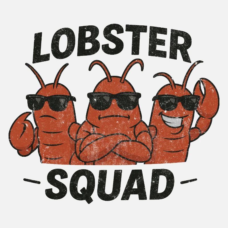 Lobster squad funny lobster design
