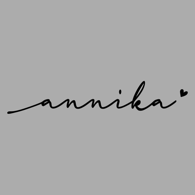 Annika Cursive Name