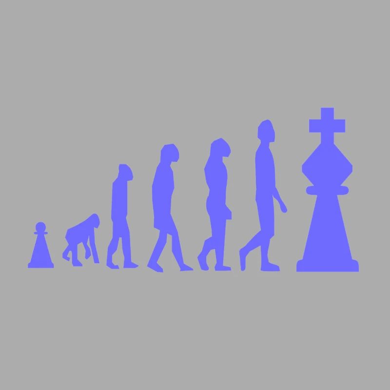 Chess Evolution Échecs Drôle