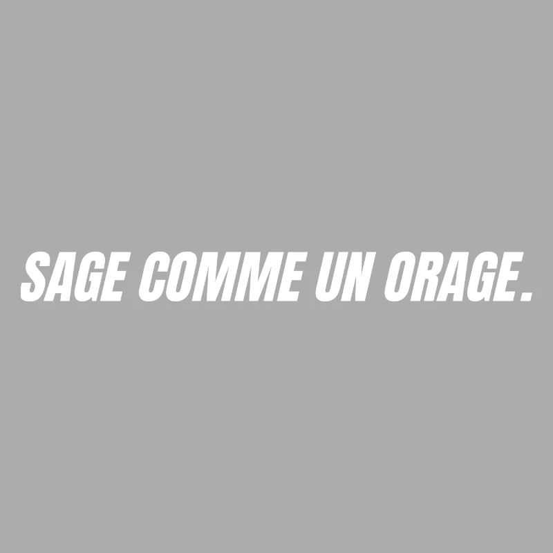 sage comme un orage