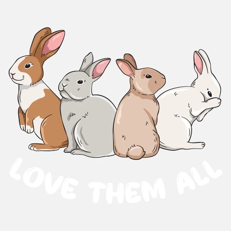 Cute rabbit design for bunny owners