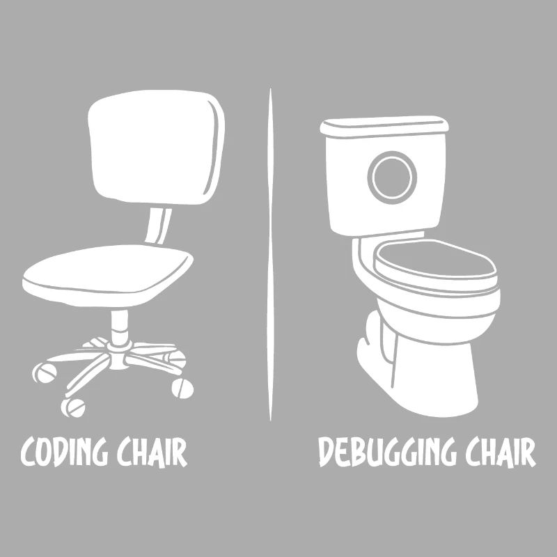 Debugging-Stuhl lustige Programmierer Geschenk