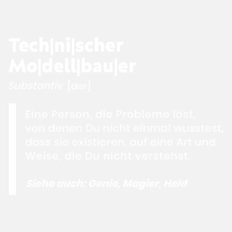 Technischer Modellbauer Definition für Handwerker