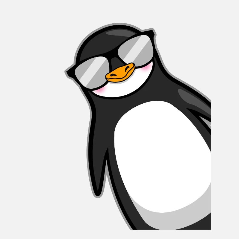 Lustiger Pinguin Mit Sonnenbrille Cooles Geschenk