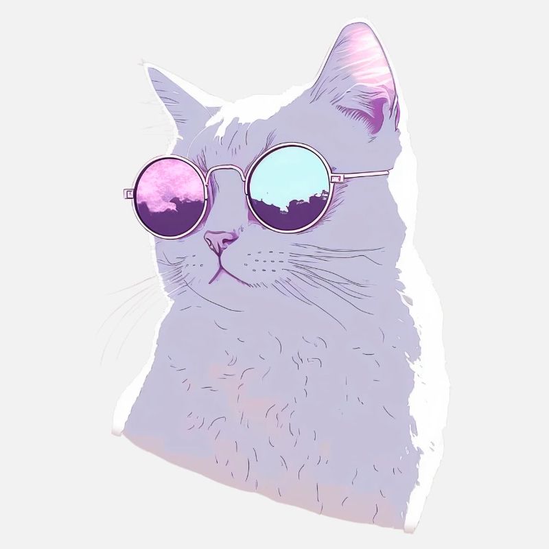 Chat avec lunette de soleil