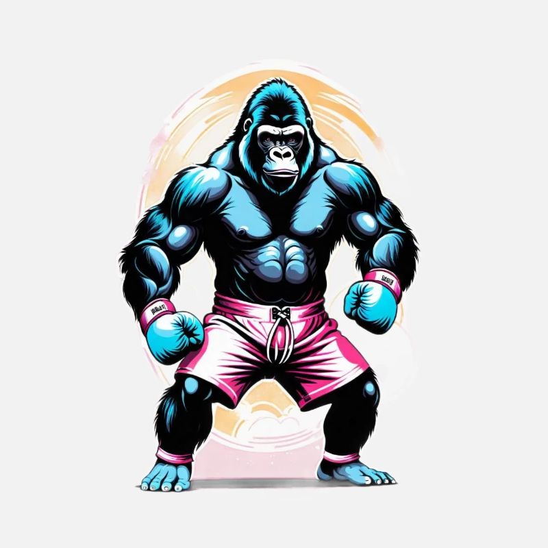 Boxe Boxeur Gorille