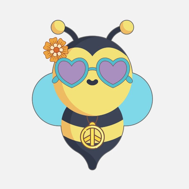 Bee Hippie Peace