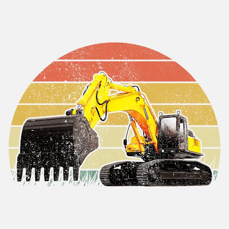 Excavator Driver Construction Worker Excavator