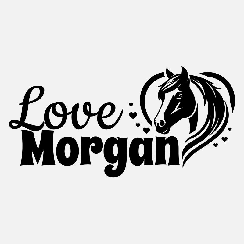 Morgan Love Herz Pferdekopf