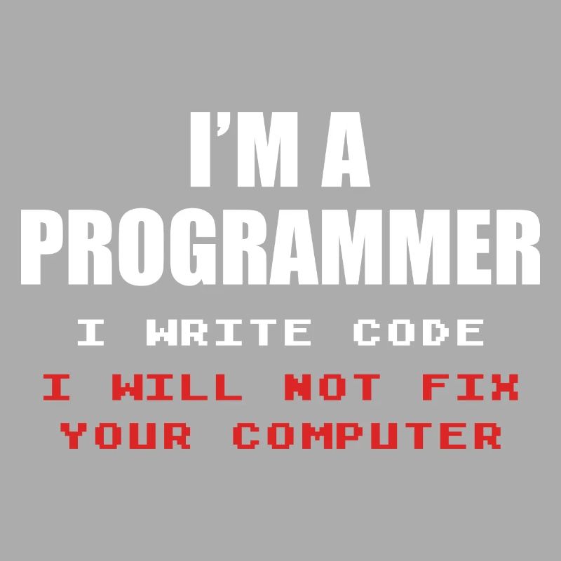 Programmierer Geek Computer Programmierung Coder L