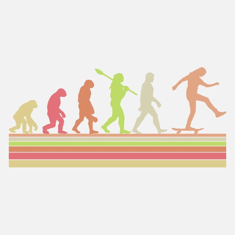 Evolution Skateboarding Skate Retro Streetwear