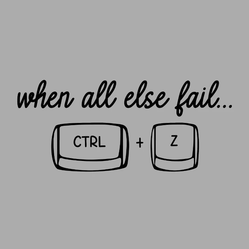 When all else fail CTRL Z (Undo)