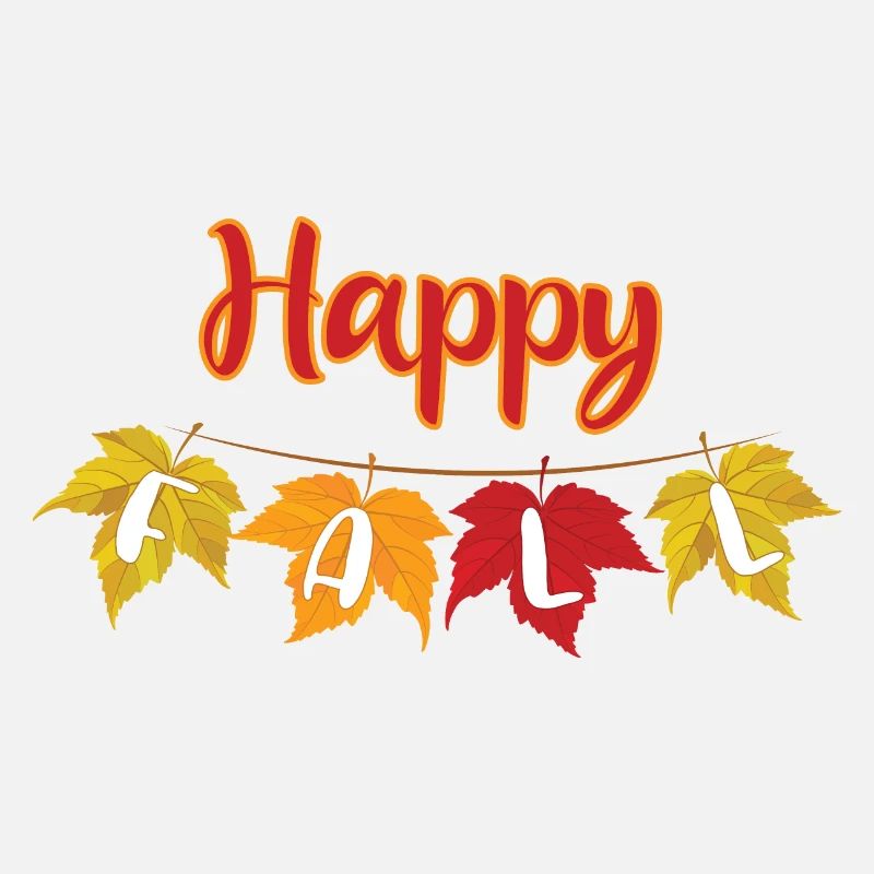 Happy Fall - Herbstlaub