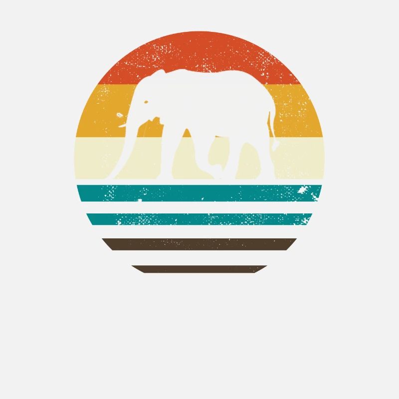 Éléphant rétro