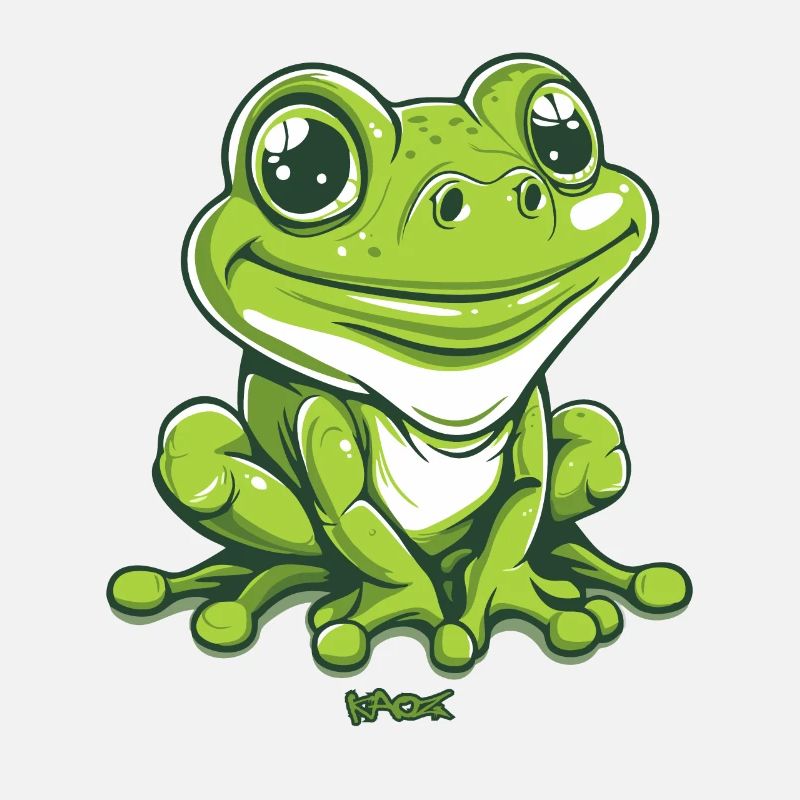 Grosse grenouille amicale