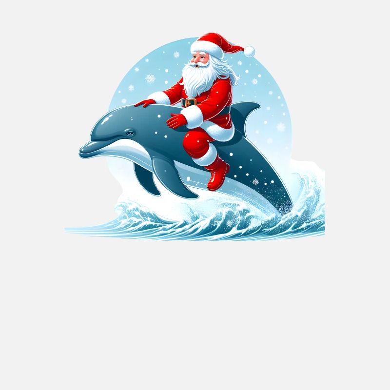 Delfin Weihnachtsmann