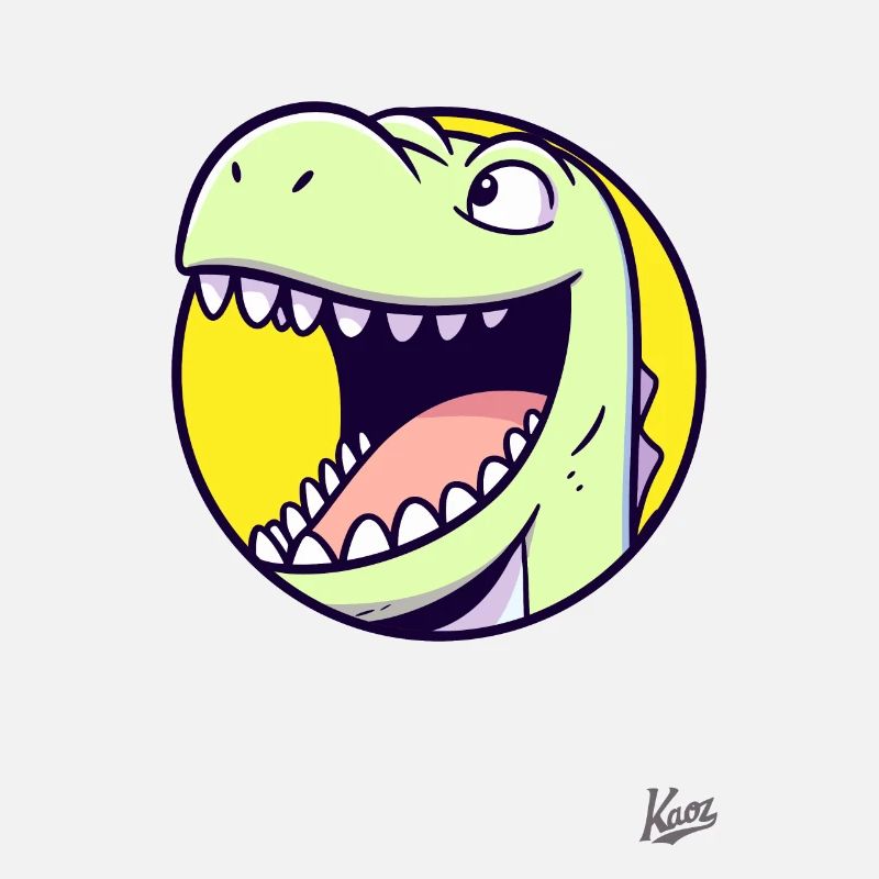 Dino amical et heureux
