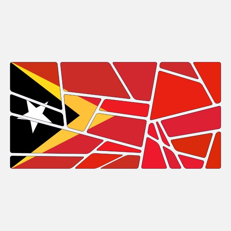 Land Flagge Osttimor Timor Leste