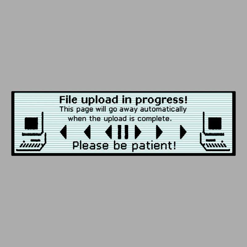 File upload in progress! - Computerspass