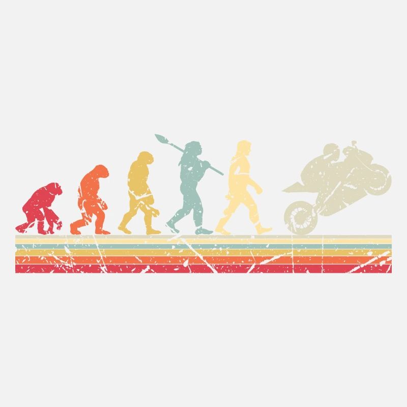 Motorcycle Evolution Vintage Superbike Biker