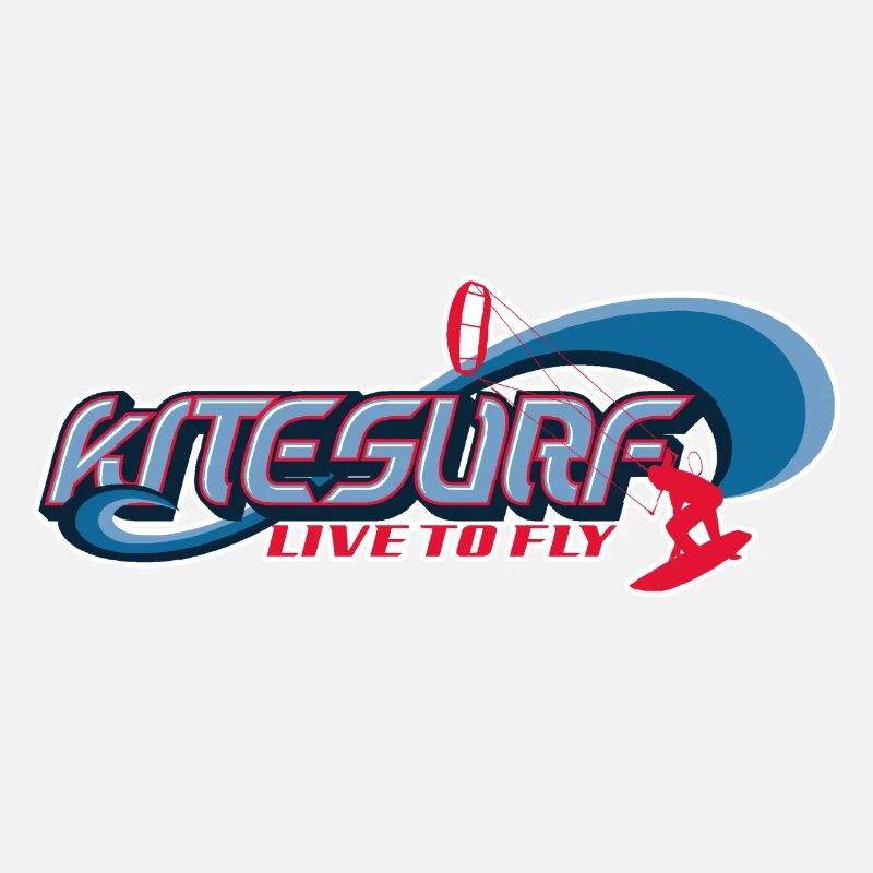 Kitesurfer KitesurfIng Vagues Eau de Vent