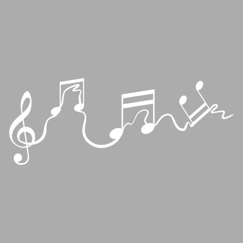 Musiknoten Sänger oder Performer Gift