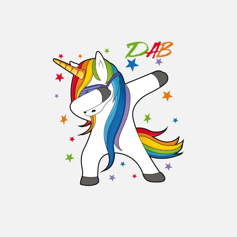 Dab dabbing unicorn einhorn geschenk