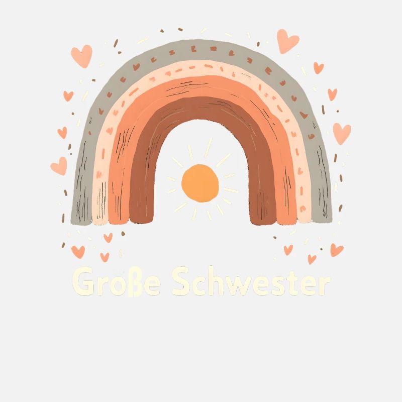 Große Schwester Regenbogen Boho