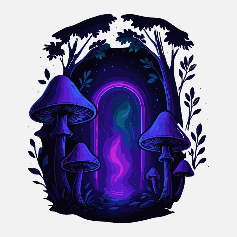 Forêt de champignons psychédéliques - Magic Portal