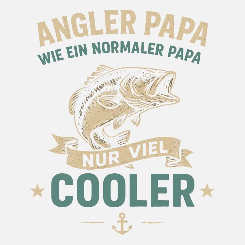 Papa pêcheur comme un papa normal, mais beaucoup plus frais