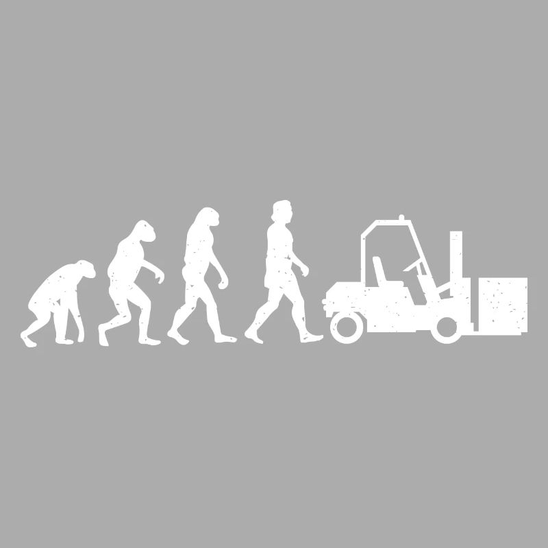 Gabelstaplerfahrer Evolution Fahrer Lagerarbeiter