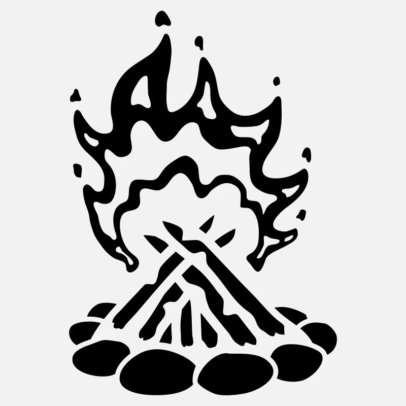 Feu de camp Camping Stones