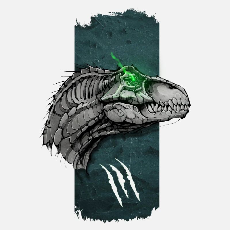 Glühender Raptor: Der glühende Blick