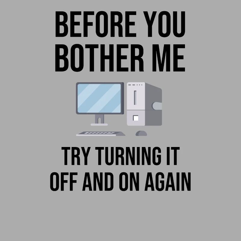 Geschenk IT-Support IT-Helpdesk Lustiger Spruch