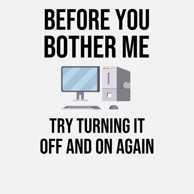 Geschenk IT-Support IT-Helpdesk Lustiger Spruch