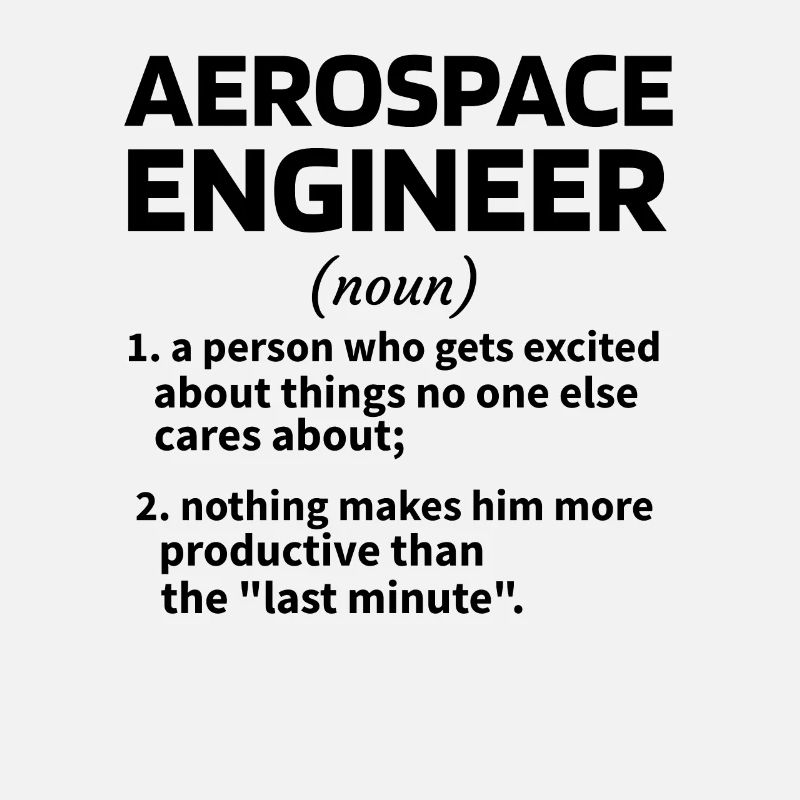 Aerospace Engineer Idée de cadeau Technologie spatiale