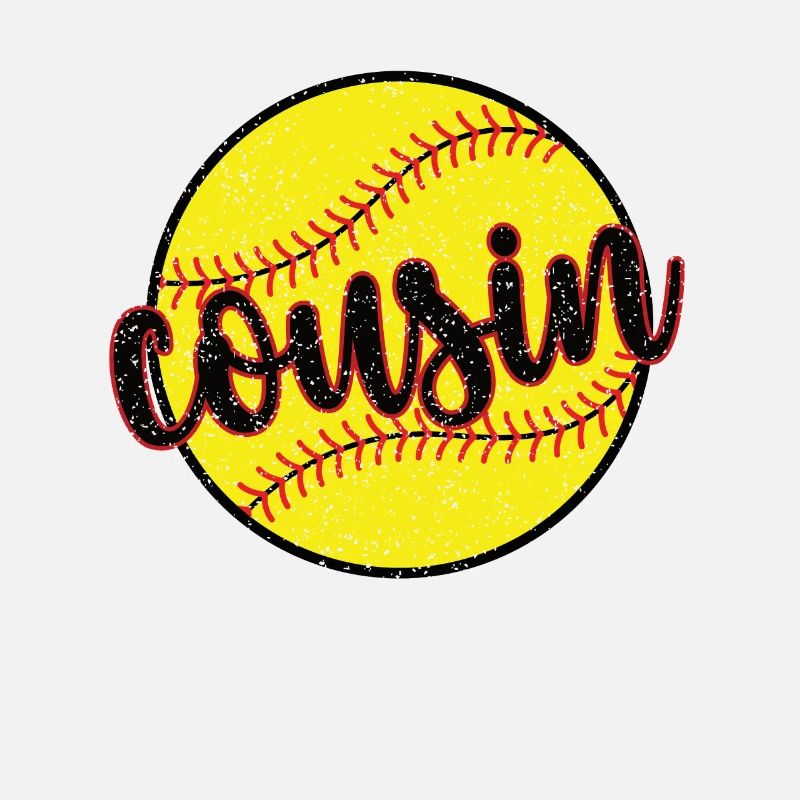 Stolzer Softball-Cousin Eines Softballspielers