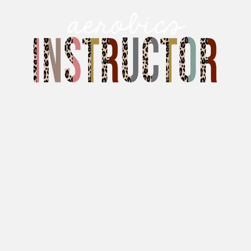Aerobics Instructor Leopard Print Funny Gift