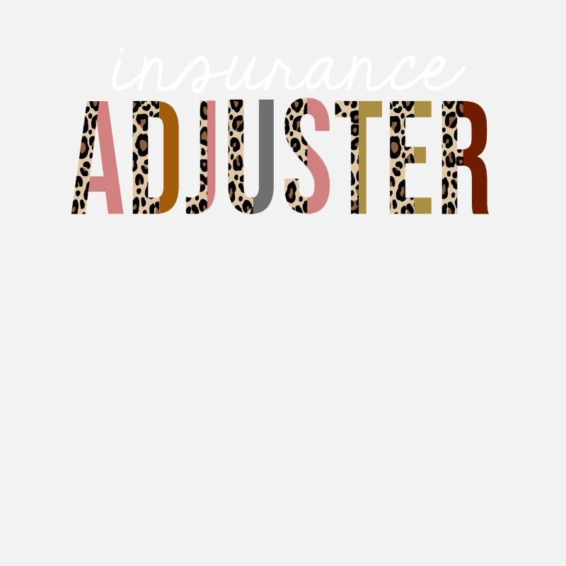 Insurance Adjuster Leopard Print Lustiges Geschenk